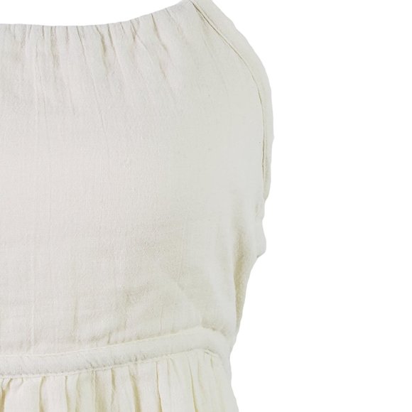 House of Harlow 1960 X Revolve Women's Cream Tencel Hi-Low Halter Dress - Picture 5 of 8